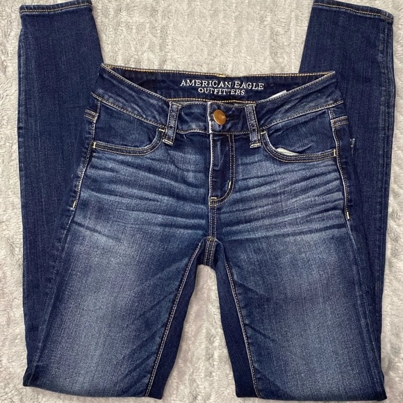 American Eagle Outfitters Denim - American Eagle Super Low Woman’s Jeans Size 0